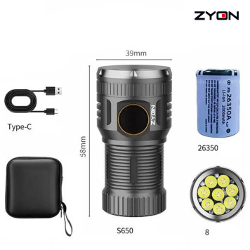 Фонарь ручной ZYON S650-2