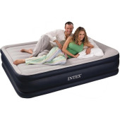 Двуспальная надувная кровать Intex со встроенным электрическим насосом 64136 203х152x42 см