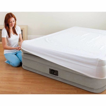 Двуспальная надувная кровать Intex со встроенным электрическим насосом 64446 203х152x51 см-1