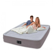 Двуспальная надувная кровать Intex со встроенным электрическим насосом 67770 203х152x33 см