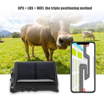 GPS трекер на солнечных батареях и влагозащитой V26 для коров, овец