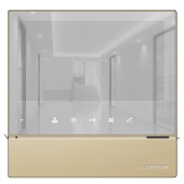 Комплект ВИДЕОДОМОФОНА COMMAX-CDV-70H2(GOLD) зеркальный + DRC-4CPN2 для дома офиса квартиры