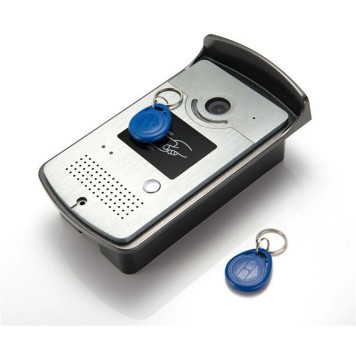 Комплект ВИДЕОДОМОФОНА с памятью и магнитным считывателем Smart ID для дома офиса квартиры-6