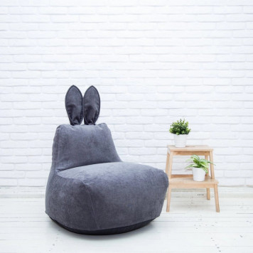 Кресло "кролик" микровельвет размер "М"