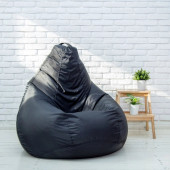 Кресло-мешок "Груша" большой размер "XL" (черный)