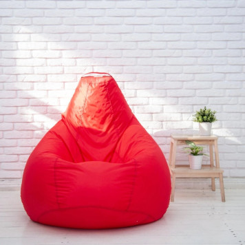 Кресло-мешок "Груша" большой размер "XL" (красный)-1