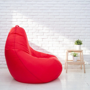 Кресло-мешок "Груша" большой размер "XL" (красный)-2