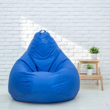 Кресло-мешок "Груша" большой размер "XL" (синий)-1