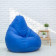 Кресло-мешок "Груша" большой размер "XL" внутренний чехол (синий)