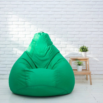 Кресло-мешок "Груша" большой размер "XL" (зеленый)-1