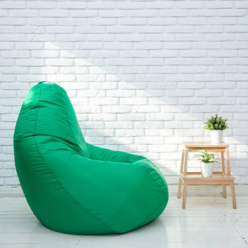 Кресло-мешок "Груша" большой размер "XL" (зеленый)-2