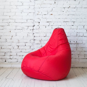 Кресло-мешок "Груша" средний размер "М" (красный)