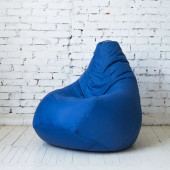 Кресло-мешок "Груша" средний размер "М" (синий)