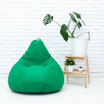 Кресло-мешок "Груша" средний размер "М" (зеленый)-1